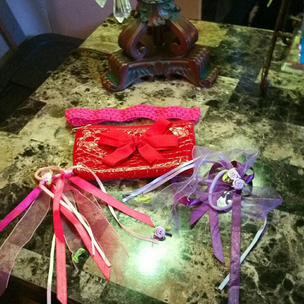 Cute  homemade hair bows & clips